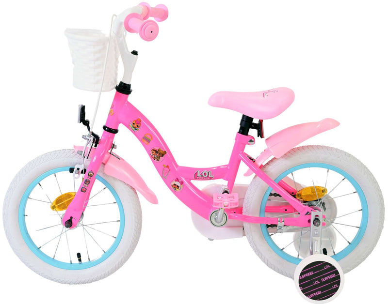 Load image into Gallery viewer, Lol surprise kinderfiets - meisjes - 14 inch - roze
