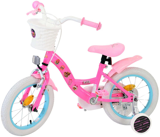 Lol surprise kinderfiets - meisjes - 14 inch - roze