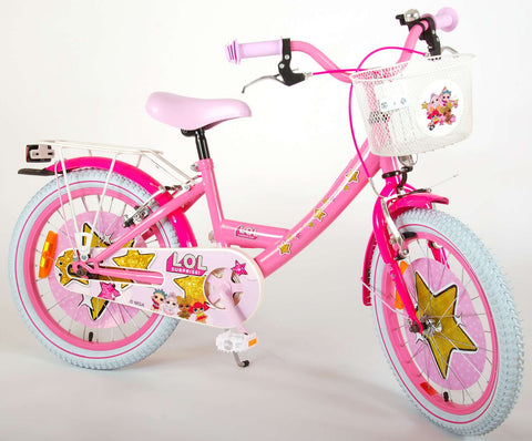 LOL Surprise Kinderfiets - Meisjes - 18 inch - Roze - twee handremmen