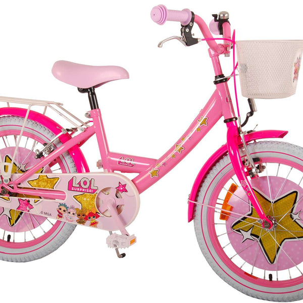 LOL Surprise Kinderfiets - Meisjes - 18 inch - Roze - twee handremmen