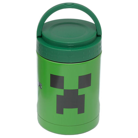 Minecraft creeper - thermos lunch heet koud lunchpot 500 ml