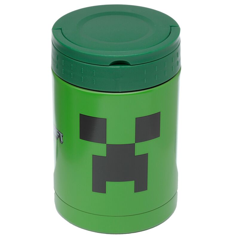 Load image into Gallery viewer, Minecraft creeper - thermos lunch heet koud lunchpot 500 ml
