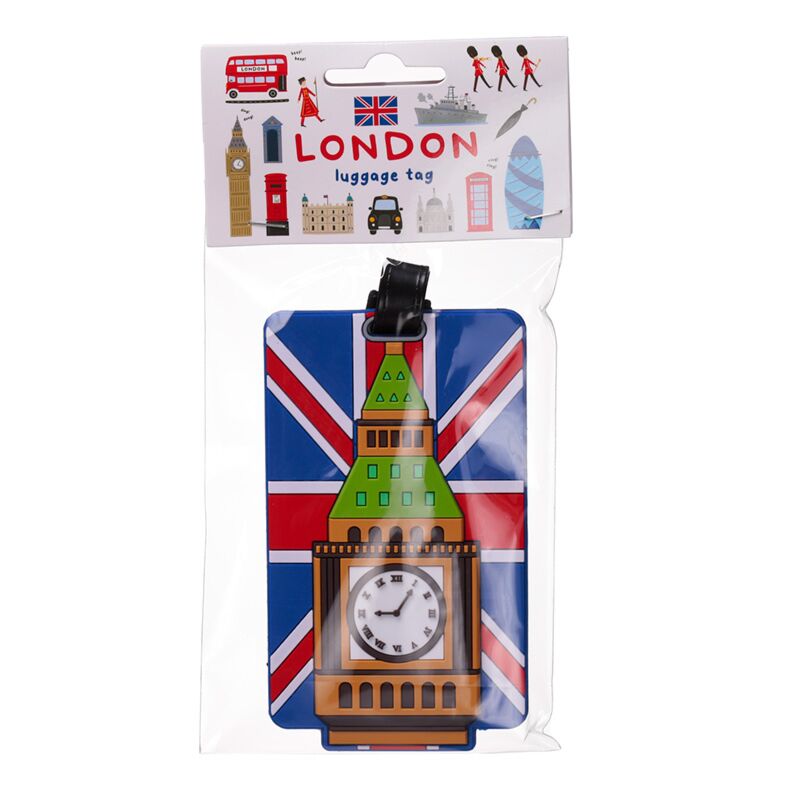 Load image into Gallery viewer, London britse vlag big ben pvc kofferlabel
