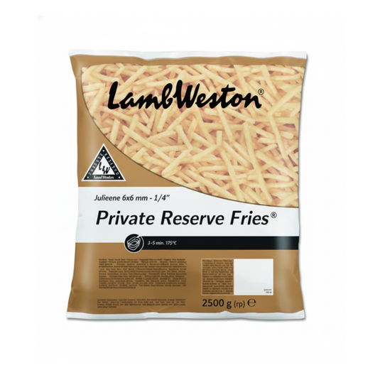 Lambweston private reserve friet 6 mm (4x 2.5 kg) f62
