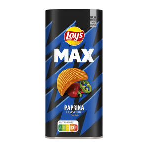 Lay's max paprika snack box - chips - 8 x 125 gram