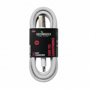 Greenmouse lightning datakabel woven 1 meter (5 stuks)