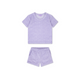 Leopard | lila meisjes set strand - muslin