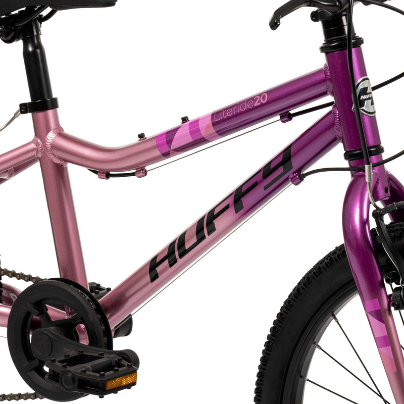 Load image into Gallery viewer, Huffy literide kinderfiets - meisjes - 20 inch - paars roze - twee handremmen
