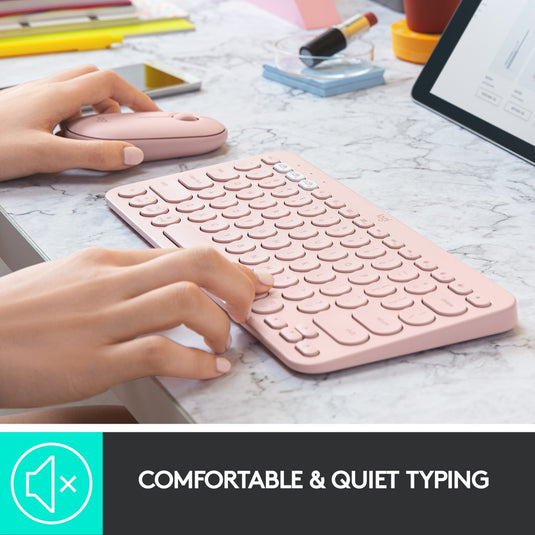 Logitech K380 for Mac Multi-Device Bluetooth Keyboard Roz