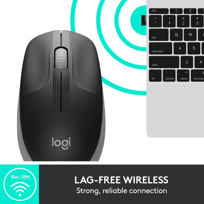 Load image into Gallery viewer, Logitech m190 full-size wireless mouse
