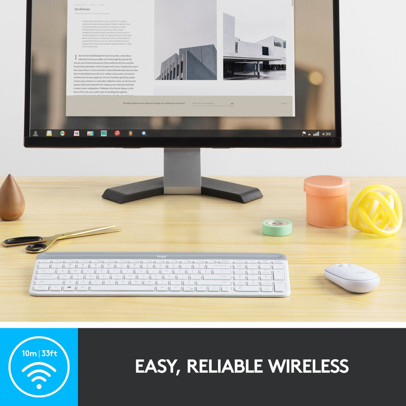 Load image into Gallery viewer, Logitech MK470 Slim Wireless Keyboard and Mouse Combo

