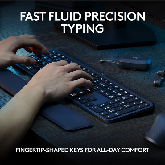 Toetsenbord logitech 920-011587 mx keys s draadloos qwerty