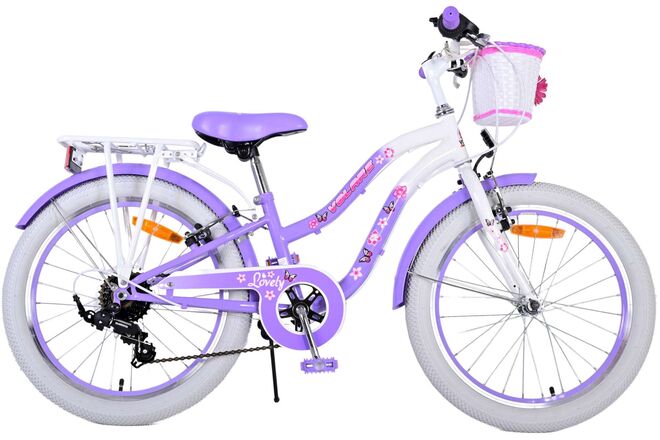 Load image into Gallery viewer, Volare lovely kinderfiets - meisjes - 20 inch - paars - 7 versnellingen
