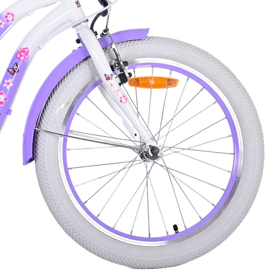 Volare lovely kinderfiets - meisjes - 20 inch - paars - 7 versnellingen