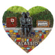 Hart alassio zee strand souvenir magneet