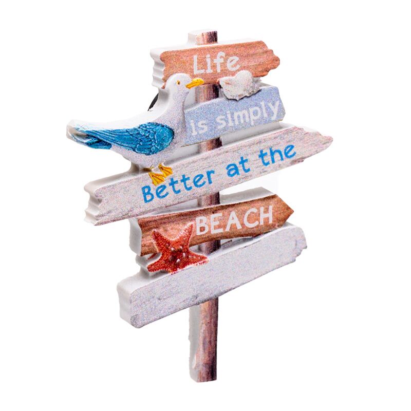 Load image into Gallery viewer, Strand borden slogans 3d zee strand souvenir magneet

