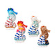 Zee strand souvenir magneet zeepaard zeilboot ankers