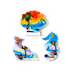 Zee strand souvenir magneet zeepaard schelpen dolfijn