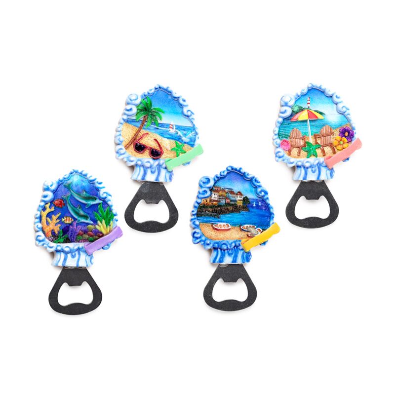 Load image into Gallery viewer, Strand souvenir magneet flesopenerr strand kade

