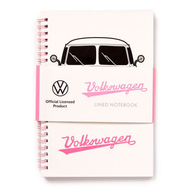 Union volkswagen busje vw t1 summer spiraal gebonden a5 gelinieerd notitieboekje