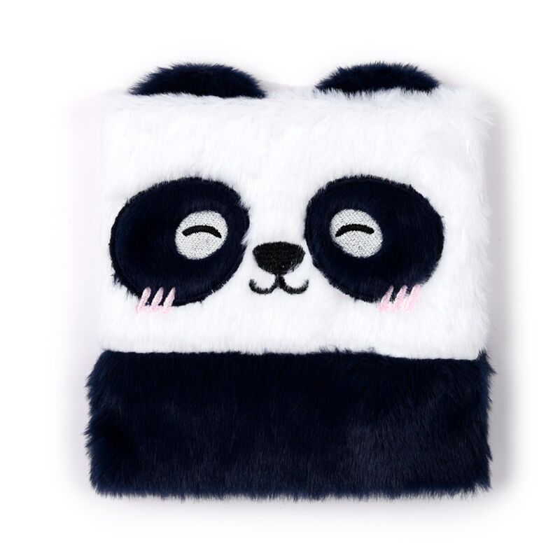 Load image into Gallery viewer, Adoramals panda fluffig notitieboekje
