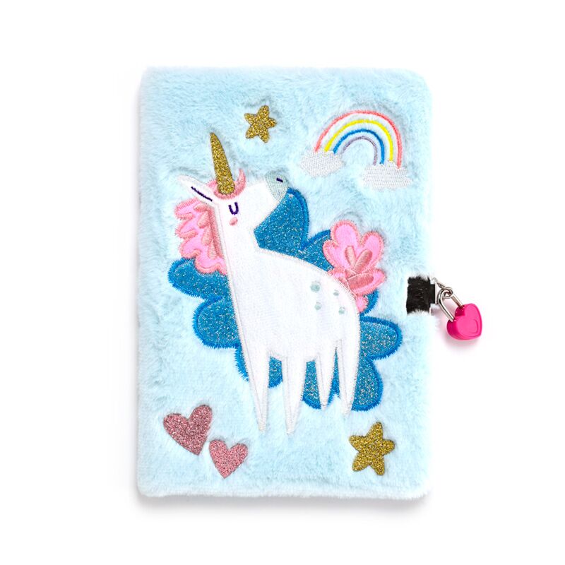 Load image into Gallery viewer, Unicorn magic afsluitbaar notitieboekje hangslot
