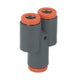 Metal work insteekkoppeling y 4mm r23 | 10 stuks