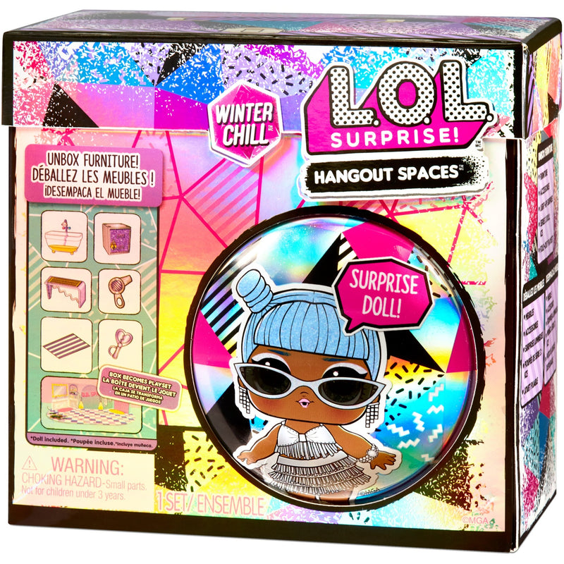 Load image into Gallery viewer, MGA Entertainment Surprise! Winter Chill Hangout Spaces Sty
