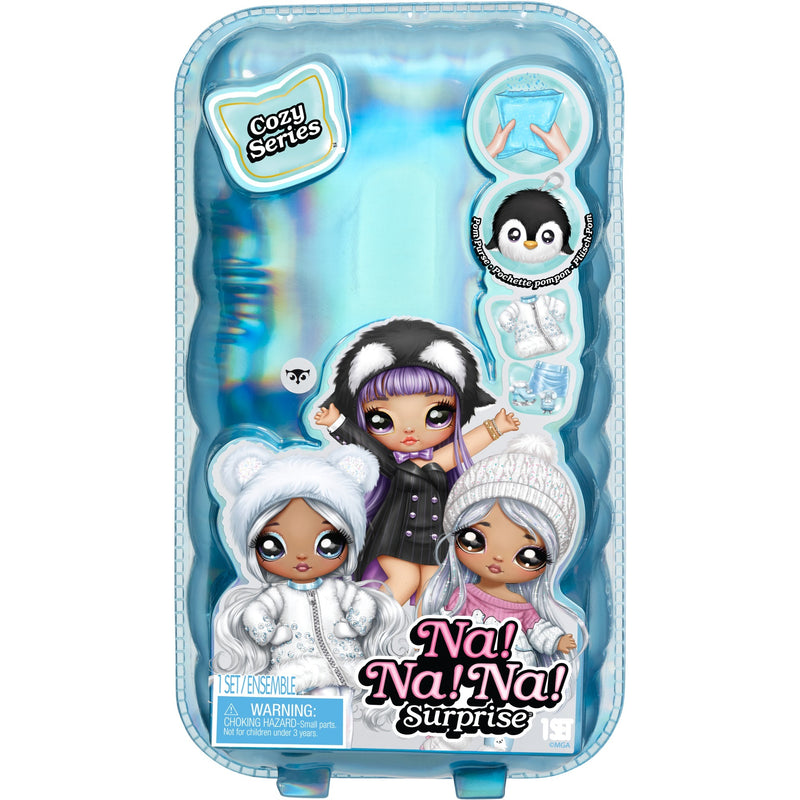Afbeelding laden in galerijviewer, MGA Entertainment Na! Na! Na! Surprise 2-in-1 Cozy-serie Sneeuwu

