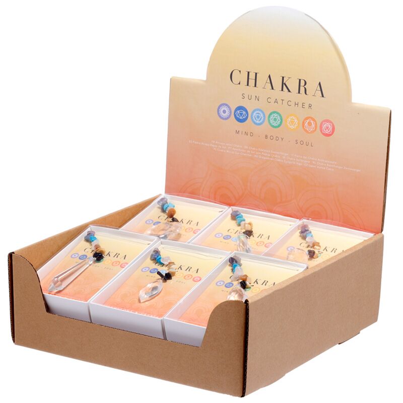 Load image into Gallery viewer, Edelsteen chakra suncatcher kristal
