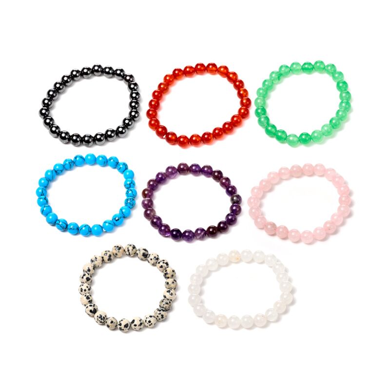 Load image into Gallery viewer, Edelsteen kralen armband
