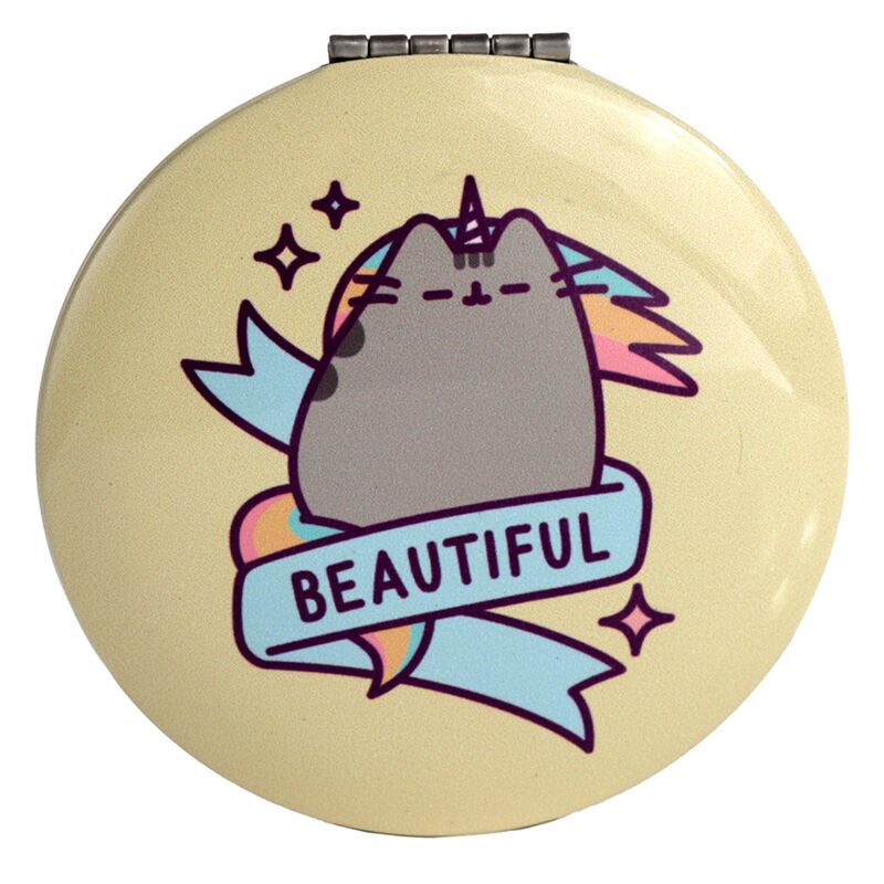 Load image into Gallery viewer, Union pusheen kat pusheenicorn make-up spiegeltje
