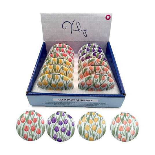 Tulpen compact make up spiegeltje