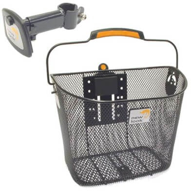 Load image into Gallery viewer, fietsmand Toscane Smartlock voor 19 liter zwart
