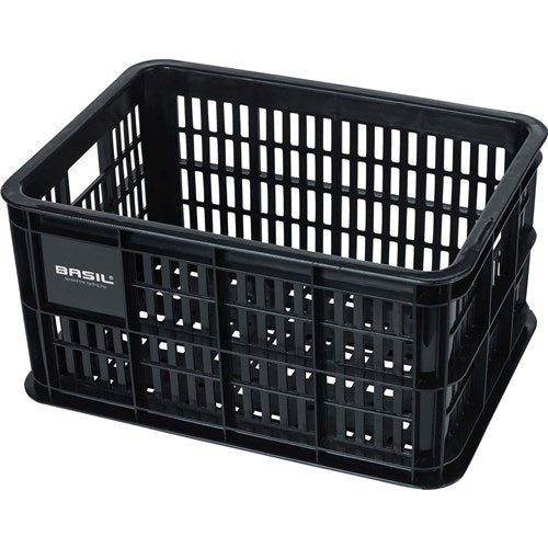 Load image into Gallery viewer, Basil fietskrat S - klein - 17.5 liter - zwart
