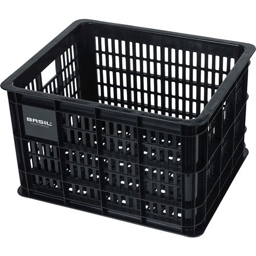 Load image into Gallery viewer, Basil fietskrat M - medium - 29.5 liter - zwart

