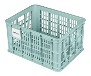 Basil pvc krat middel 29,5l silver blue 21140