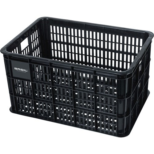 Load image into Gallery viewer, Basil fietskrat L - groot - 40 liter - zwart
