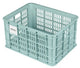 Basil pvc krat groot 40l silver blue 21164