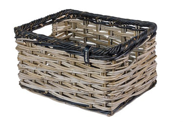 Basil fietsmand dijon l 36 x 49 x 27 cm - grijs zwart