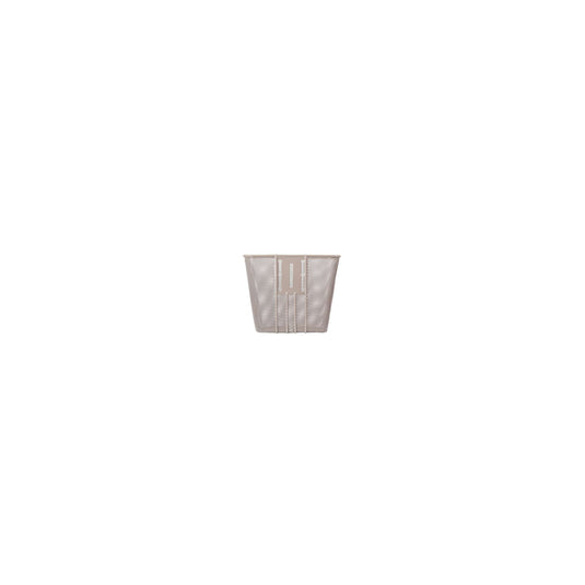 Basil b.v. fietsmand basil bilbao met vaste montage 26 x 22 x 27 cm - nude metallic