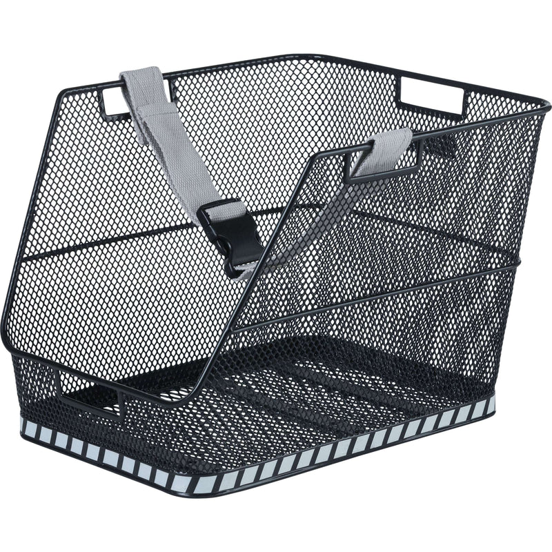 Load image into Gallery viewer, Basil Class - schooltas fietsmand - achterop - zwart
