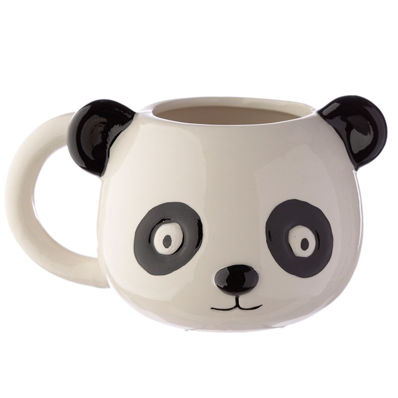 Load image into Gallery viewer, Adoramals panda gevormde keramiek mok
