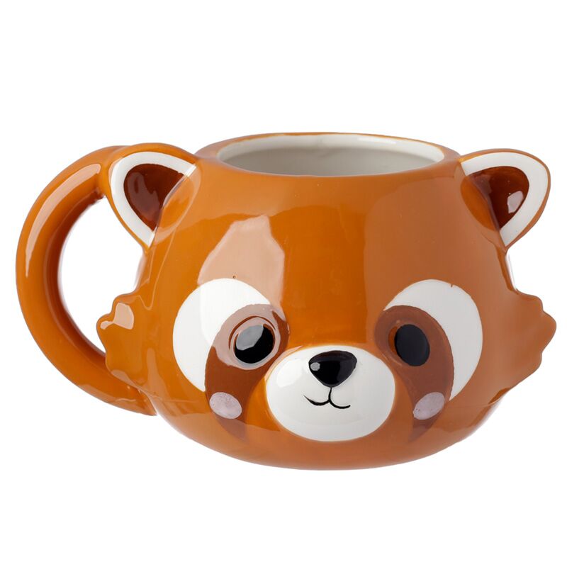Load image into Gallery viewer, Adoramals rode panda gevormde keramiek mok
