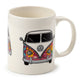 Volkswagen busje vw t1 summer porselein mok