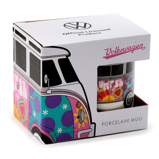 Volkswagen busje vw t1 summer porselein mok