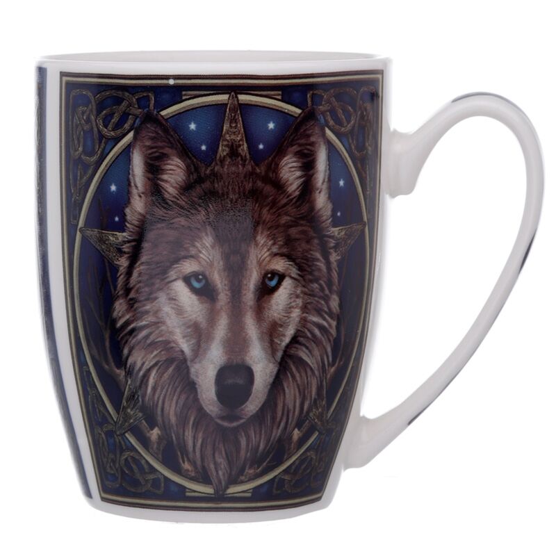 Load image into Gallery viewer, Lisa parker wolfshoofd porselein mok
