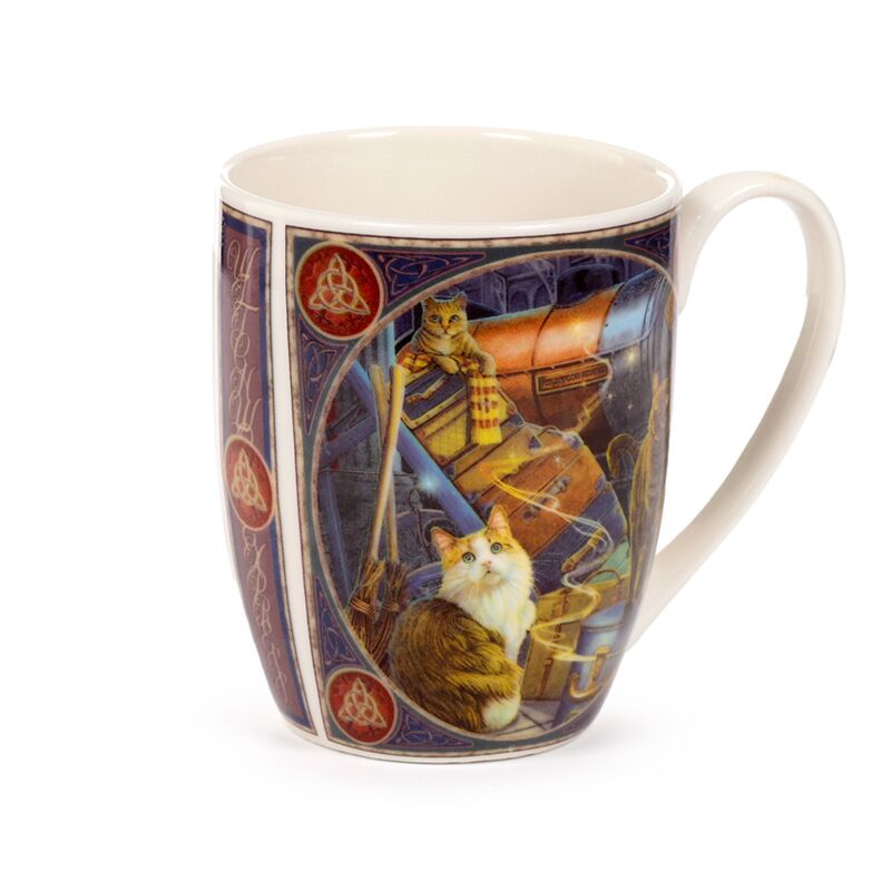 Load image into Gallery viewer, Lisa parker witchwood express katten porselein mok
