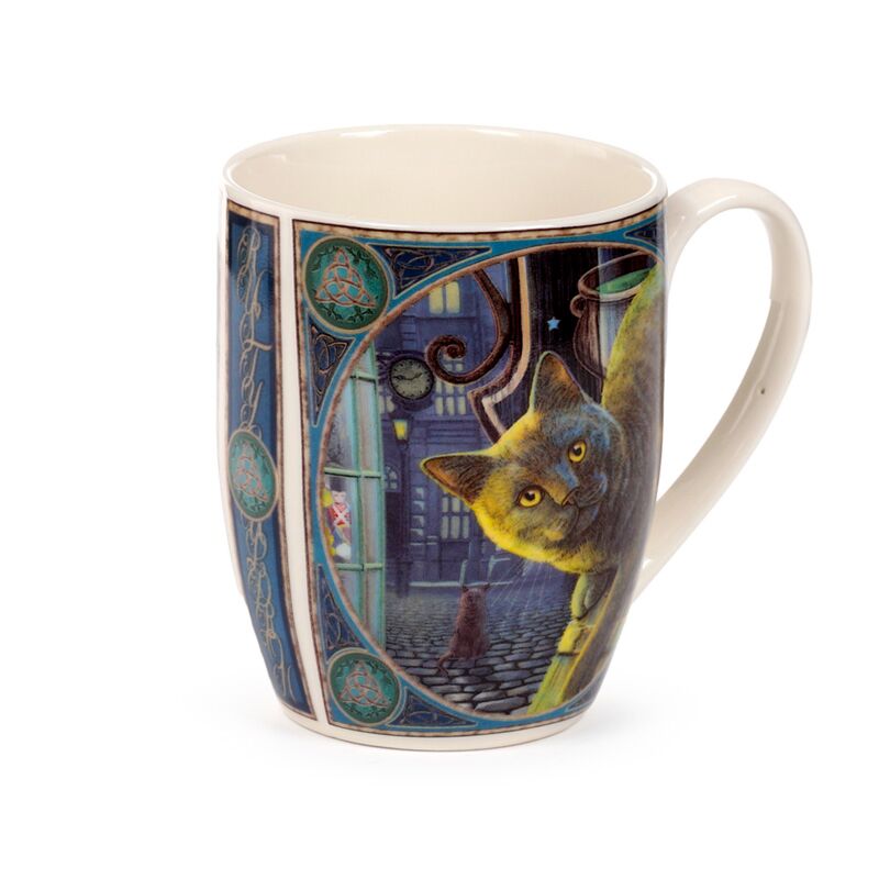 Load image into Gallery viewer, Ty lisa parker rus cauldron kat porselein mok
