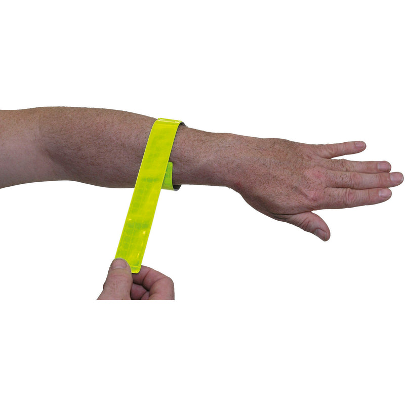 Load image into Gallery viewer, Messingschlager m-wave reflector snapwrap armen en benen geel (2st)
